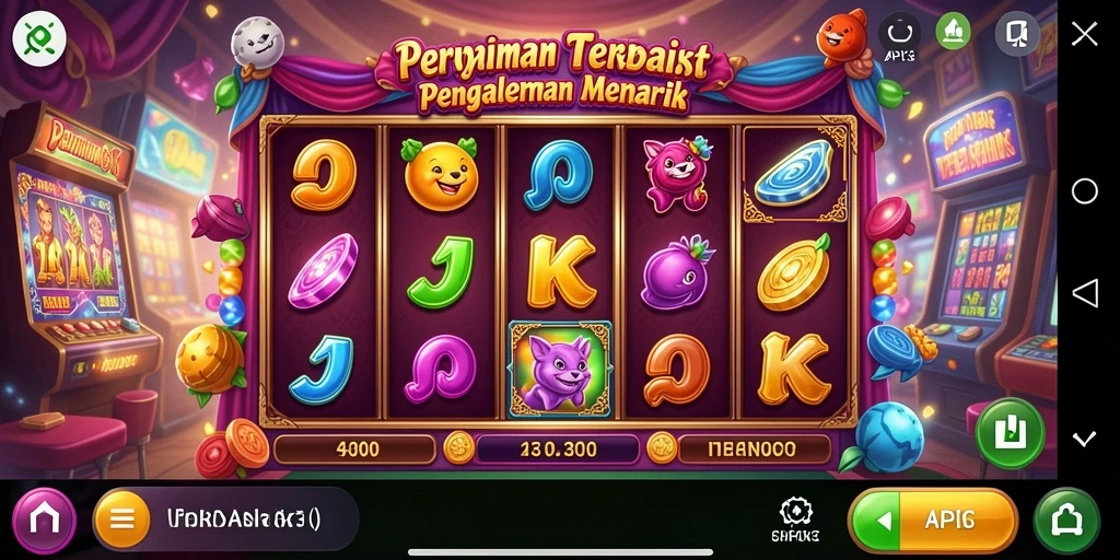 Tampilan menarik dari gameplay Slot API33 dengan berbagai tema.