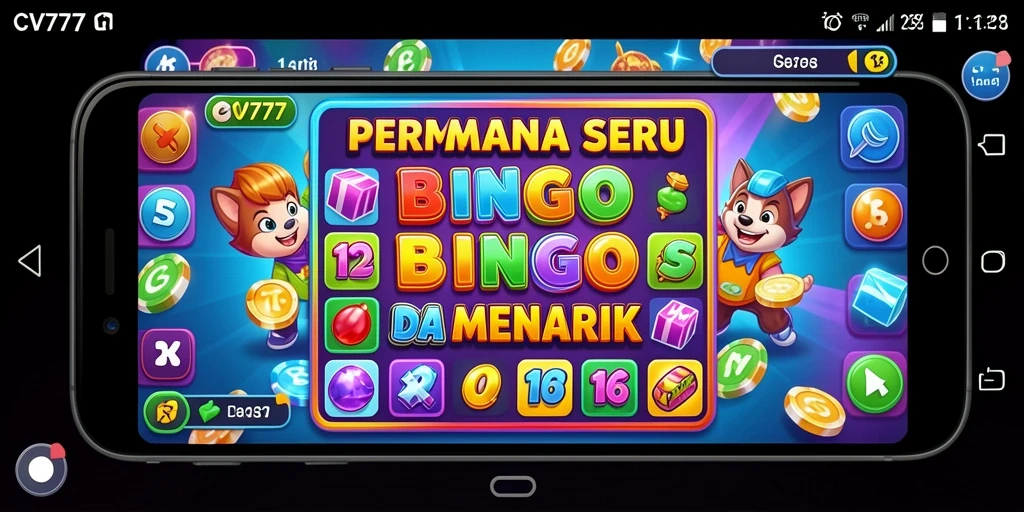 Screenshot utama CV777 menampilkan gameplay Bingo yang menarik.