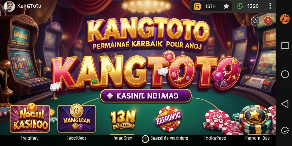 Screenshot KANGTOTO menampilkan permainan Kasino yang seru dan mengasyikkan.