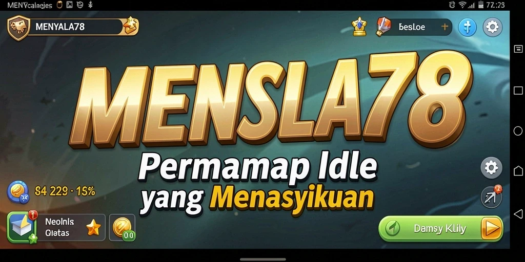 Tampilan gameplay <strong>MENYALA78</strong> yang menarik dan penuh warna.