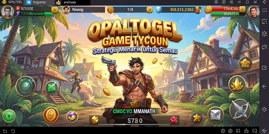 Tampilan gameplay OPALTOGEL yang menarik dan interaktif.