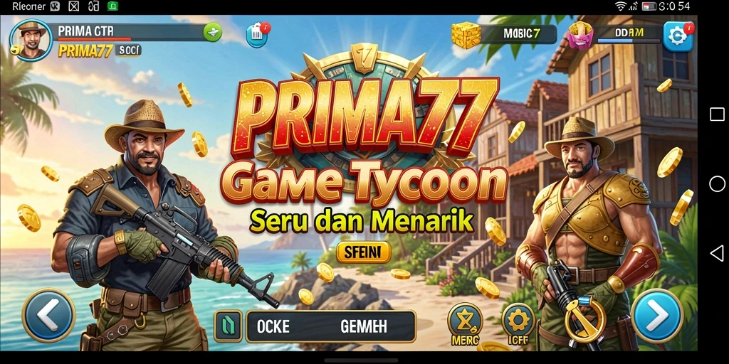Gameplay PRIMA77 yang menarik dan interaktif.