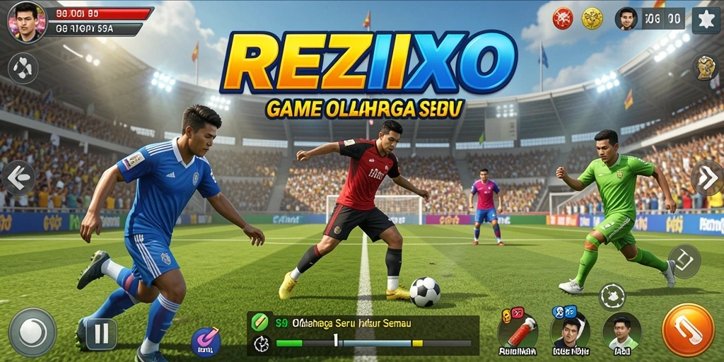 Tampilan gameplay seru dari REZIXO yang mendebarkan.